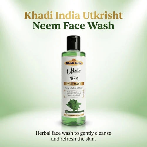 Khadi India Utkrisht Neem Face Wash