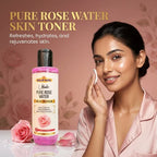 Khadi India Utkrisht Pure Rose Water Skin Toner for Face