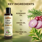 Khadi India Utkrisht Rosemary Onion And Tea Tree Oil
