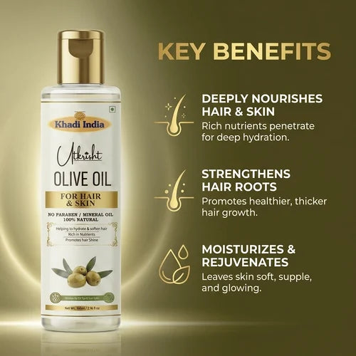 Khadi India Utkrisht Olive Oil