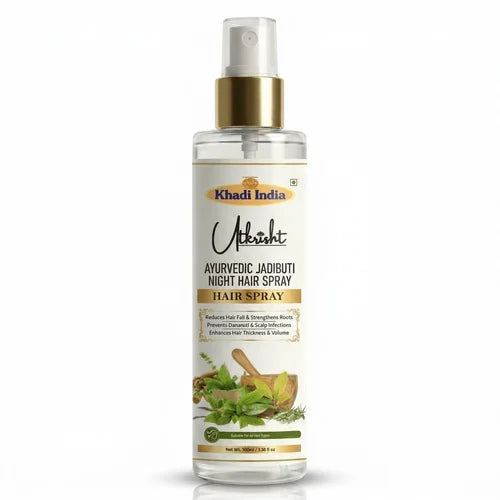 Khadi India Utkrisht Ayurvedic Jadibuti Night Hair Spray