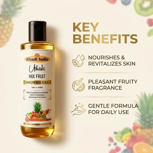 Khadi India Utkrisht Mix Fruit Shower Gel
