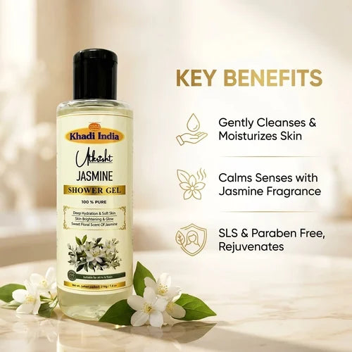 Khadi India Utkrisht Jasmine Shower Gel