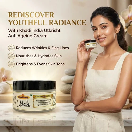 Khadi India Utkrisht Anti Ageing Face Cream