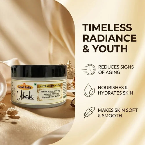 Khadi India Utkrisht Anti Ageing Face Cream