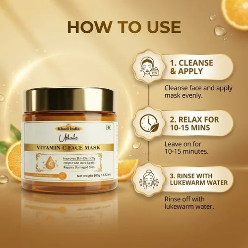 Khadi India Utkrisht Vitamin C Face Mask