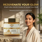 Khadi India Utkrisht Multani & Sandal Face Mask
