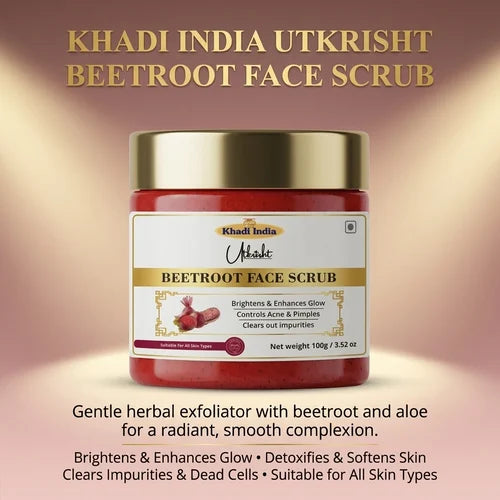 Khadi India Utkrisht Beetroot Face Scrub