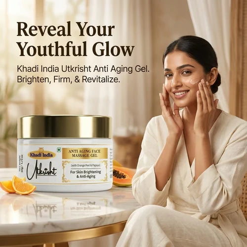 Khadi India Utkrisht Anti Aging Face Massage Gel