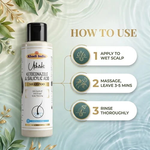 Khadi India Utkrisht Ketoconazole & Salicylic Acid Shampoo