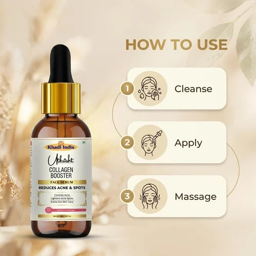Khadi India Utkrisht Collagen Booster Face Serum