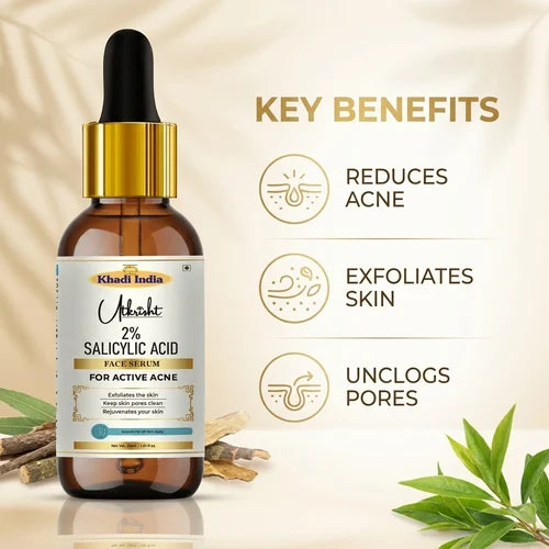 Khadi India Utkrisht 2% Salicylic Acid Face Serum