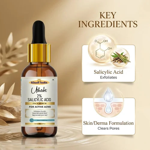 Khadi India Utkrisht 2% Salicylic Acid Face Serum