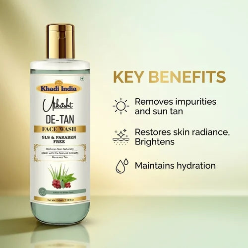 Khadi India Utkrisht De Tan Face Wash