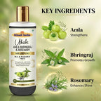 Khadi India Utkrisht Amla Bhringraj & Rosemary Shampoo