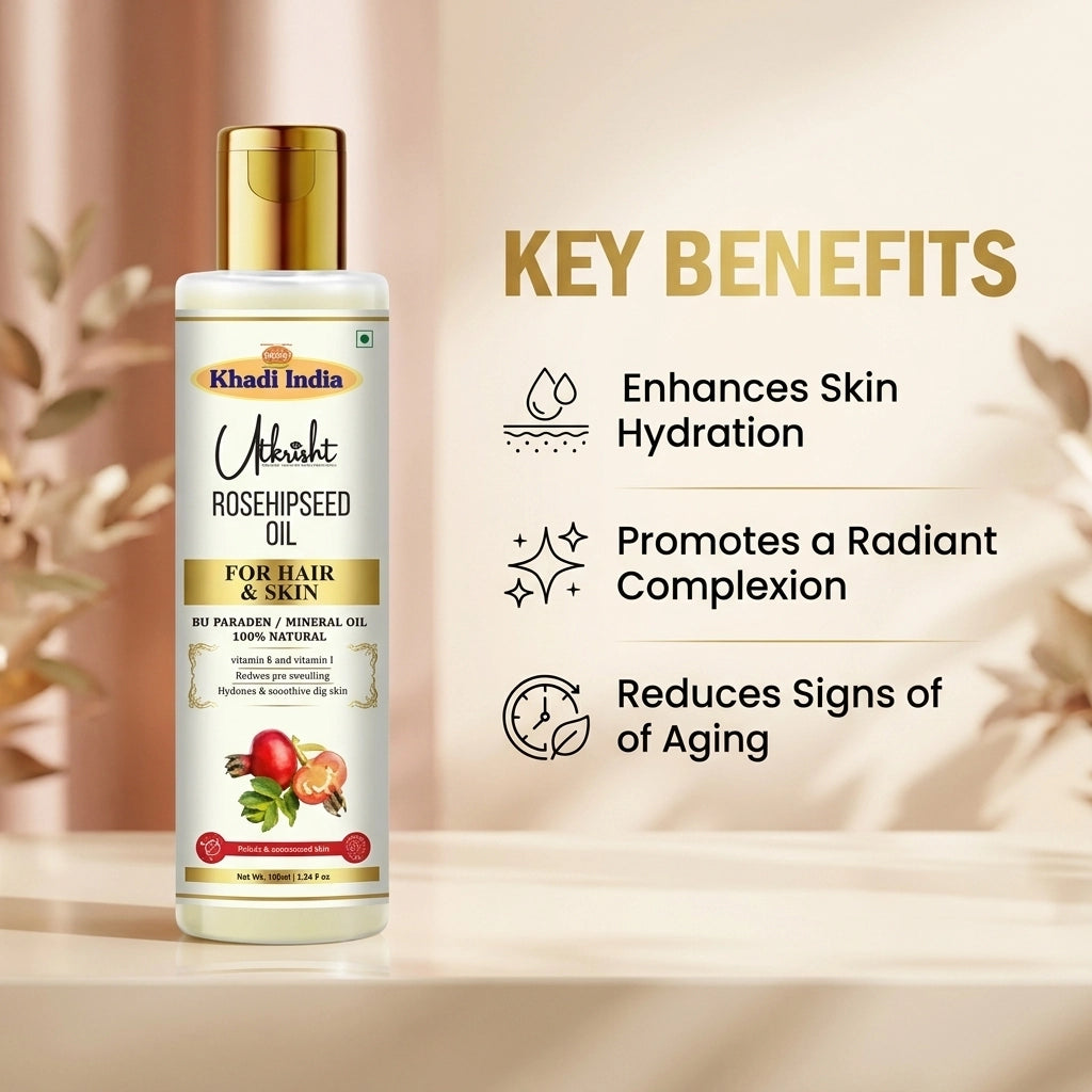 Khadi India Utkrisht Rosehip Seed Oil