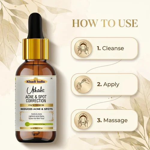 Khadi India Utkrisht Acne & Spot Correction Face Serum