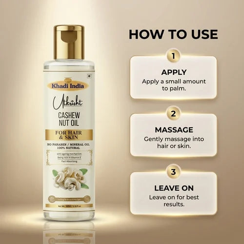 Khadi India Utkrisht Cashew Nut Oil