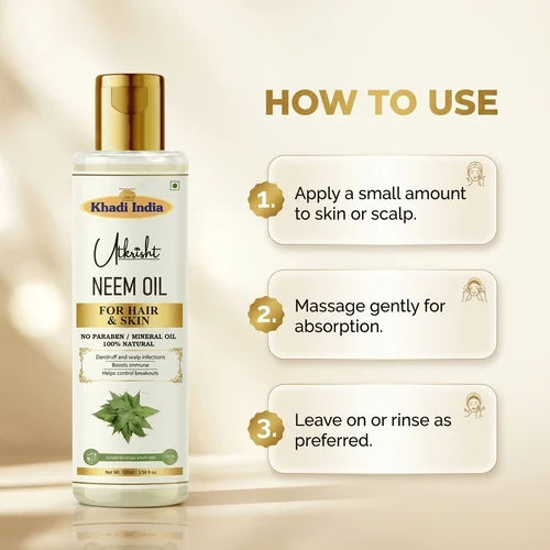 Khadi India Utkrisht Neem Oil