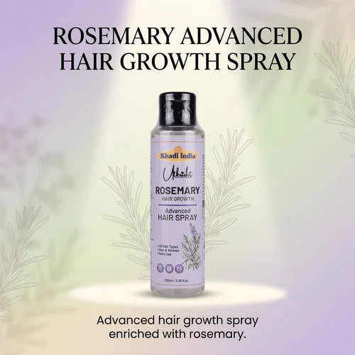 Khadi India Utkrisht Rosemary Advanced Hair Growth Spray
