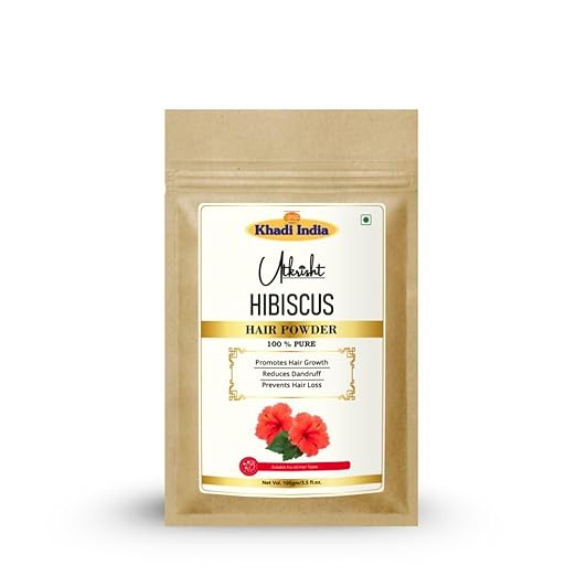 Khadi India Utkrisht Hibiscus Hair Powder