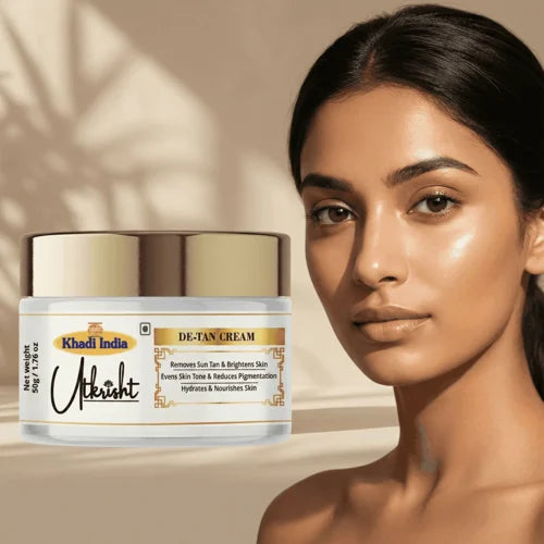 Khadi India Utkrisht De Tan Face Cream