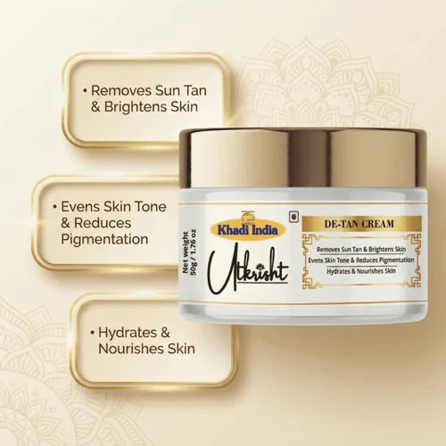 Khadi India Utkrisht De Tan Face Cream