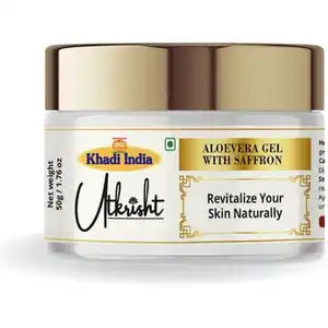 Khadi India Utkrisht Aloe Vera With Saffron Face Gel