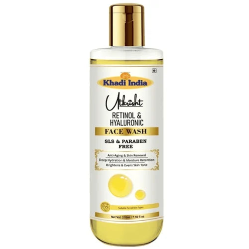 Khadi India Utkrisht Retinol & Hyaluronic SLS & Paraben Free Face Wash