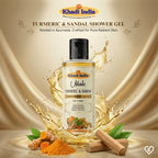 Khadi India Utkrisht Turmeric & Sandal Shower Gel