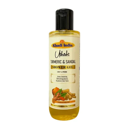 Khadi India Utkrisht Turmeric & Sandal Shower Gel
