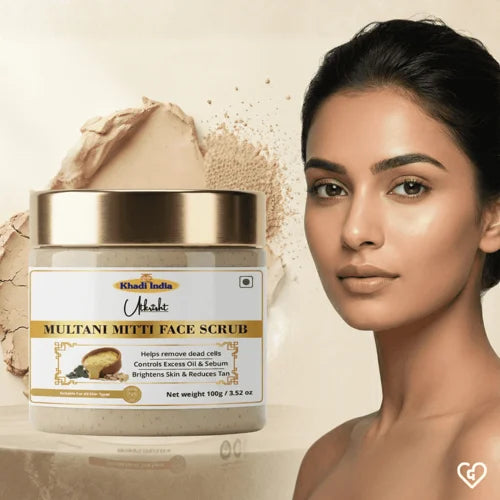 Khadi India Utkrisht Multani Mitti Face Scrub